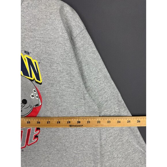 Vintage Y2K Michigan Wolverines VS Ohio State Buckeyes NCAA Football Grey Shirt - Picture 13 of 14